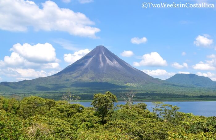 View of Arenal Volcano from La Peninsula Sector