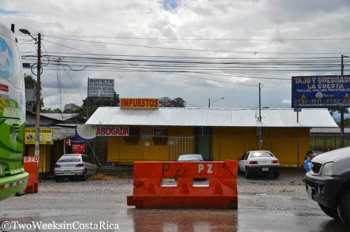 Crossing the Paso Canoas Border