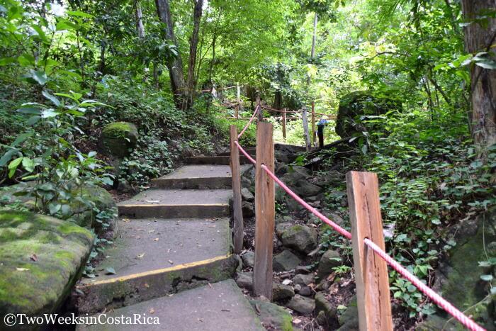 Stairs leading to Cortez Waterfall