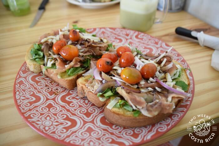 Lunch at Santa Rita Cafe Tamarindo