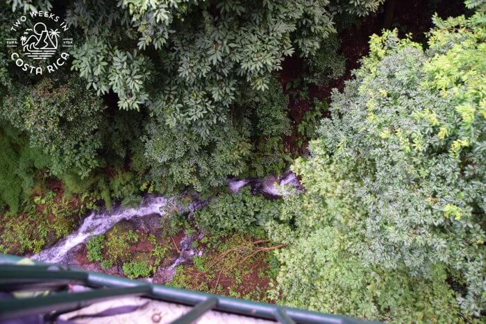 River Flowing Under Tram