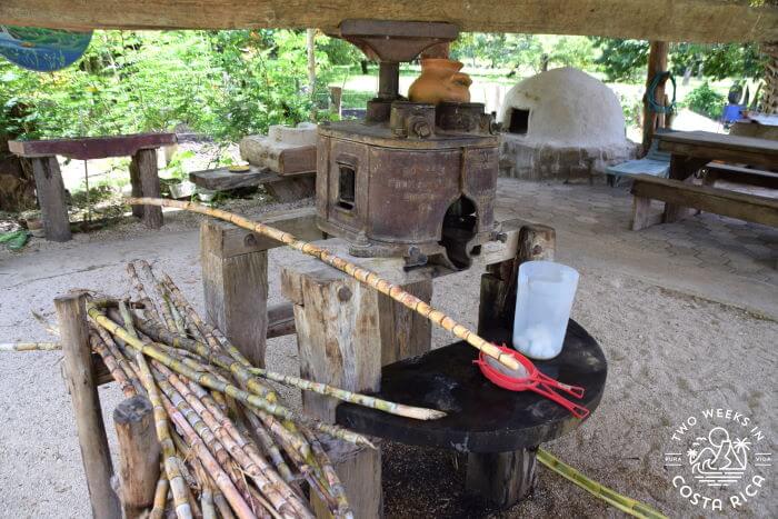 Traditional sugar cane mill in Costa Rica