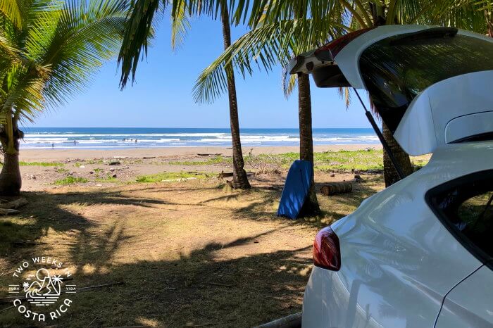 Playa Bejuco Beach Parking