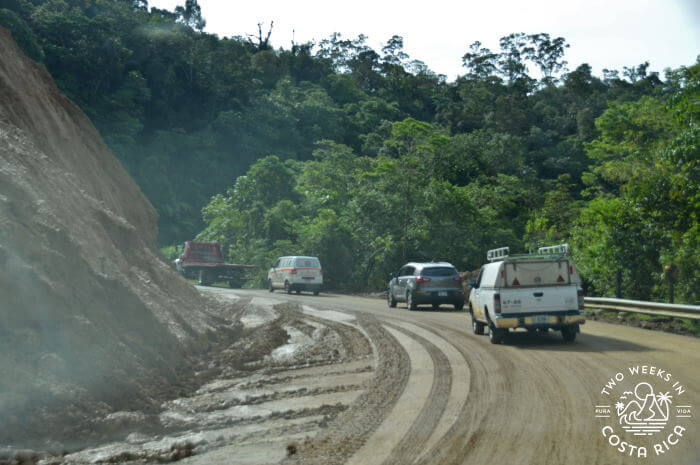 Landslide Highway 1 Cerro de la Muerte