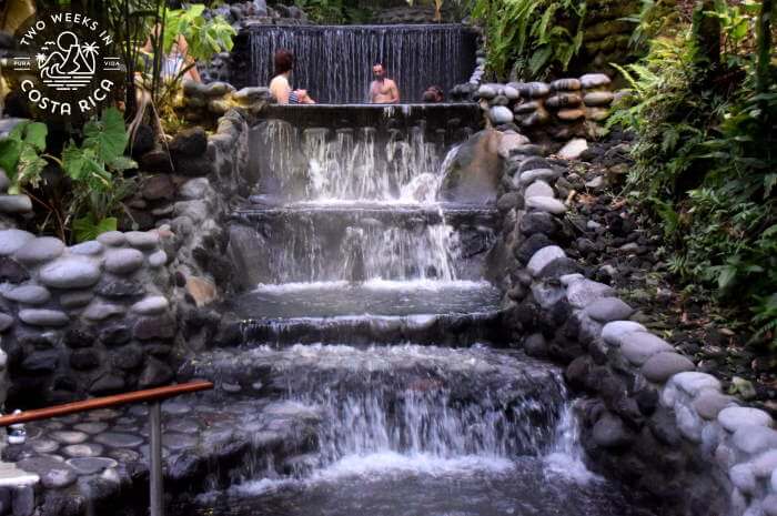 Hottest pools and waterfall