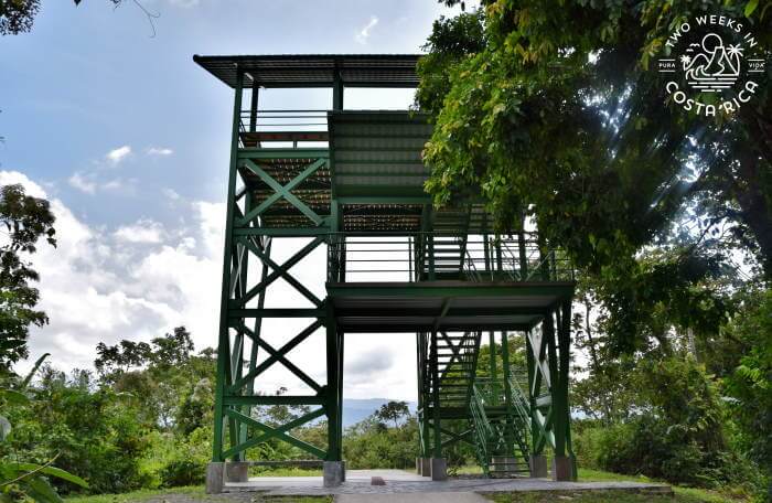 Lookout tower Arenal Volcano National Park