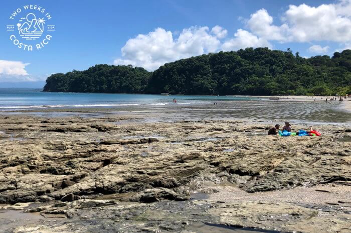 Rocky outcroppings Mantas Beach