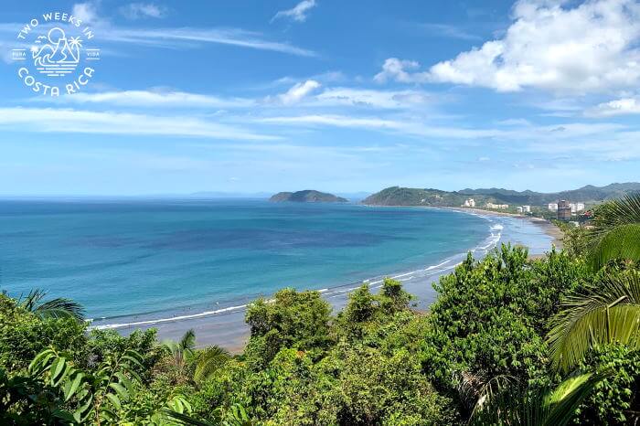 View of Jaco Beach from above