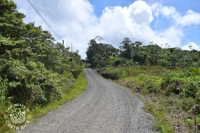 Road to Cote Lake